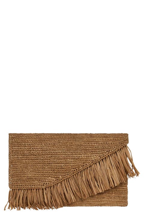 Paloma Raffia Clutch