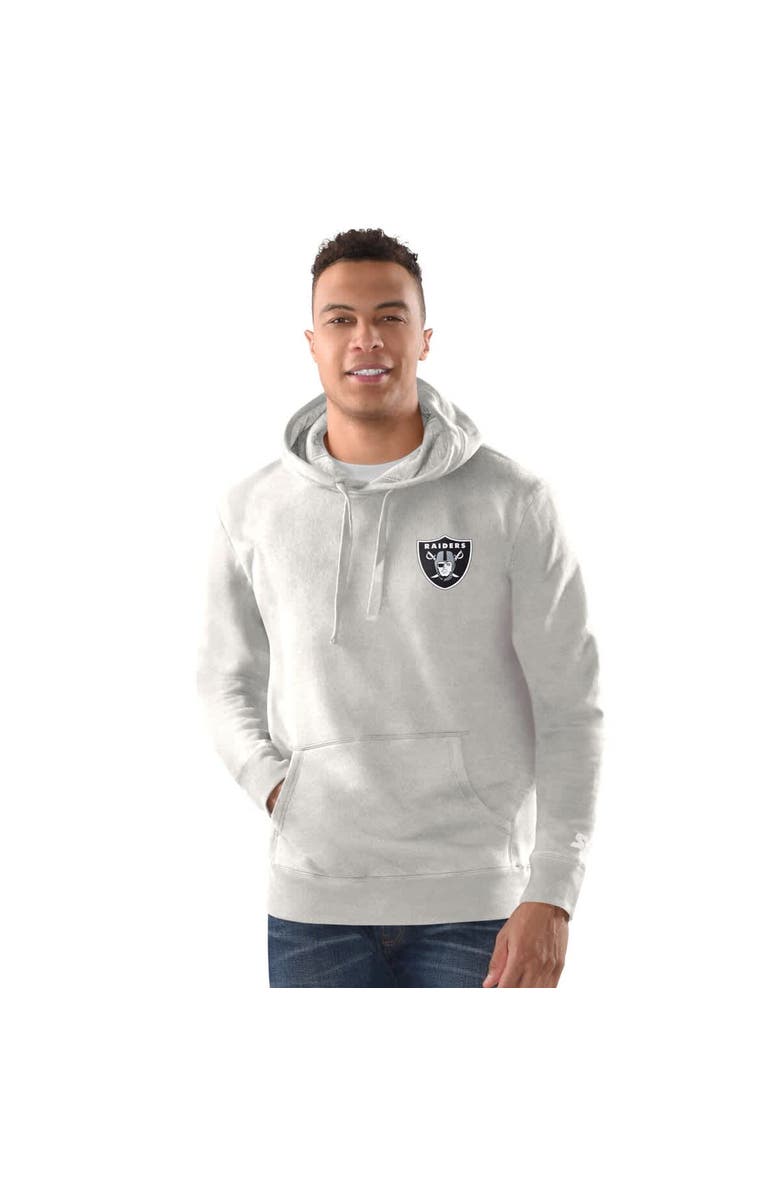 Margaritaville Men's Margaritaville Gray Las Vegas Raiders Time Flies Garment Dyed Pullover Hoodie, Alternate, color, Gray