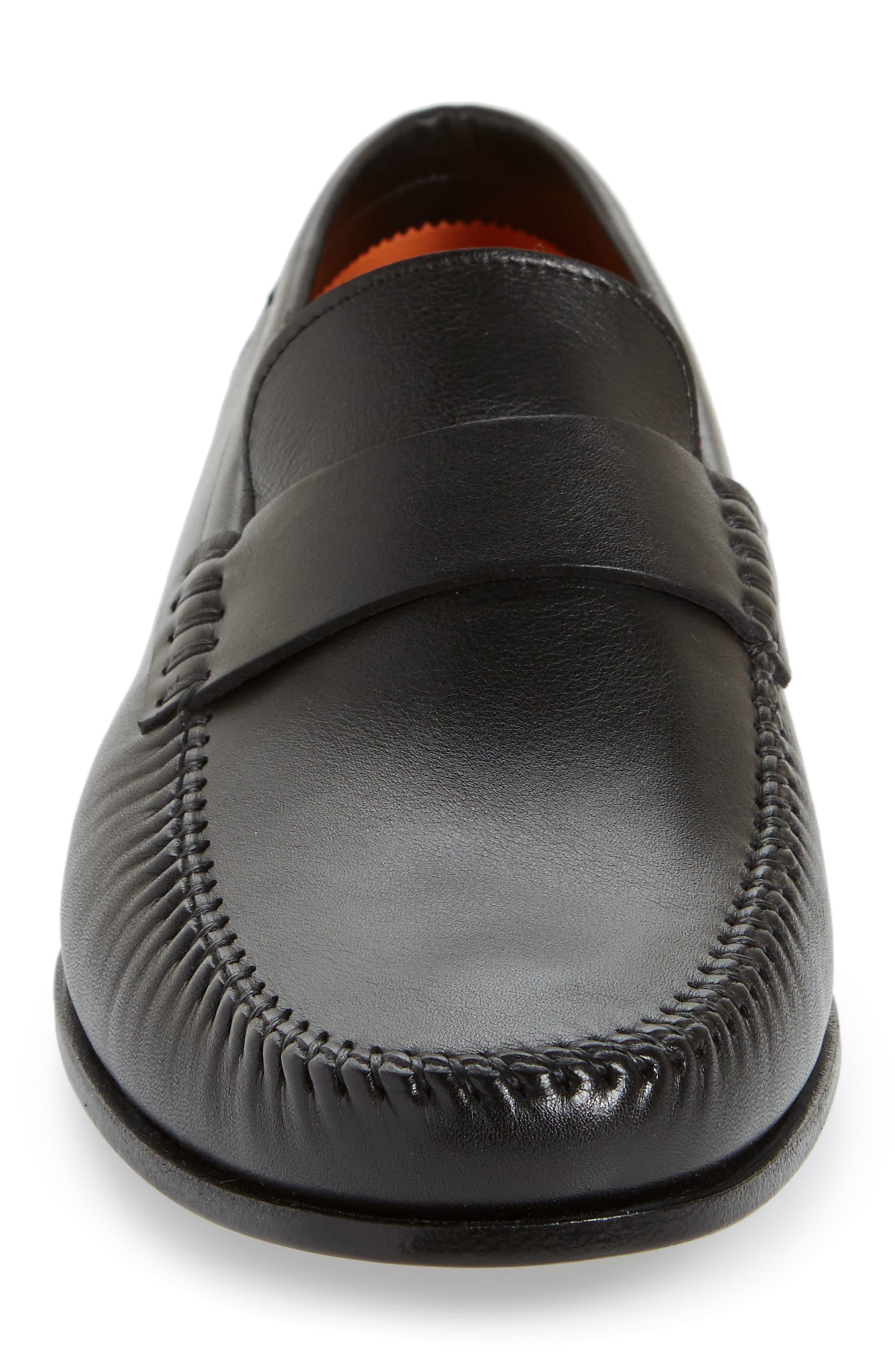 Santoni Paine Loafer, Alternate, color, Black