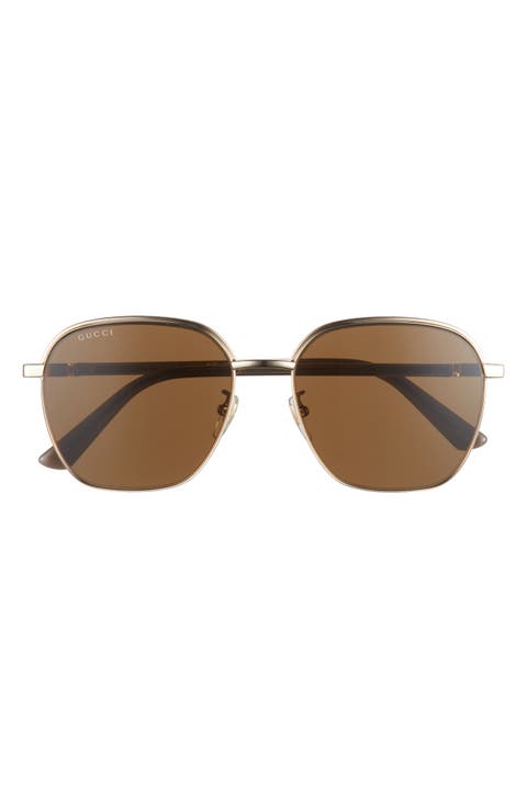58mm Square Sunglasses