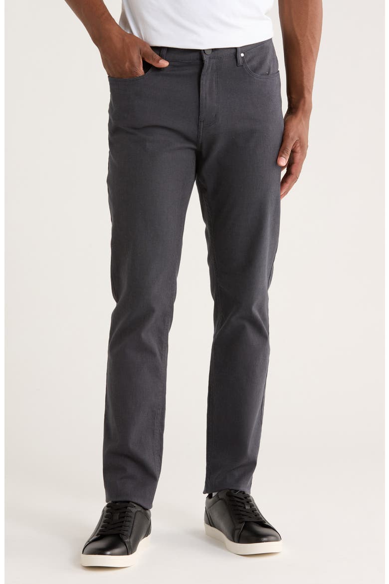 Pindot Slim Leg Pants, Main, color, BLUE