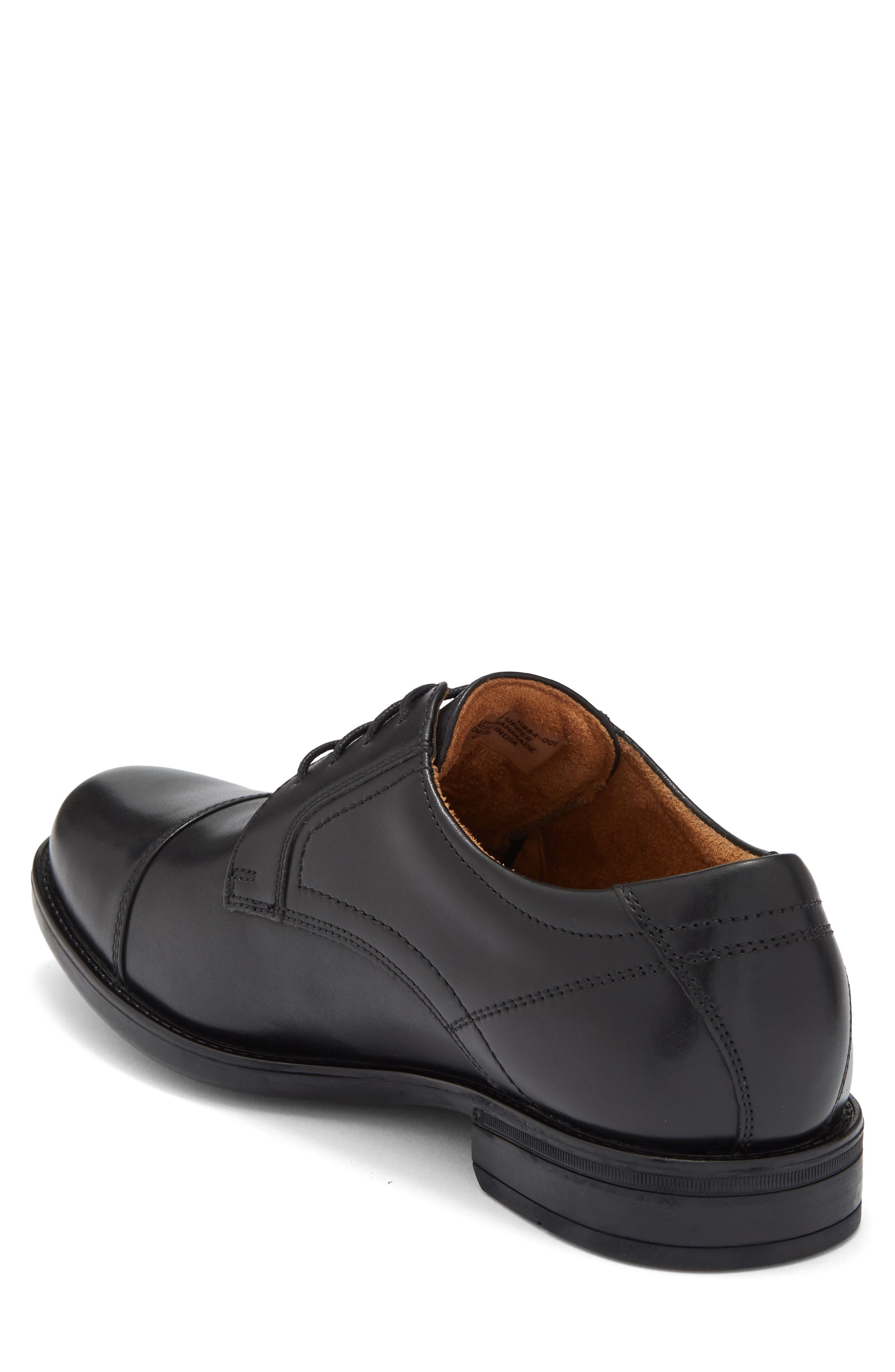 Focal Cap Toe Derby, Alternate, color, BLACK