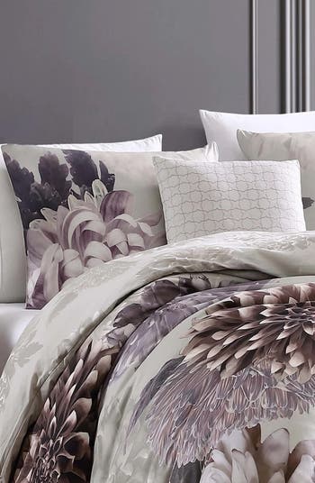 Bloom Purple 5-Piece Reversible Comforter Set