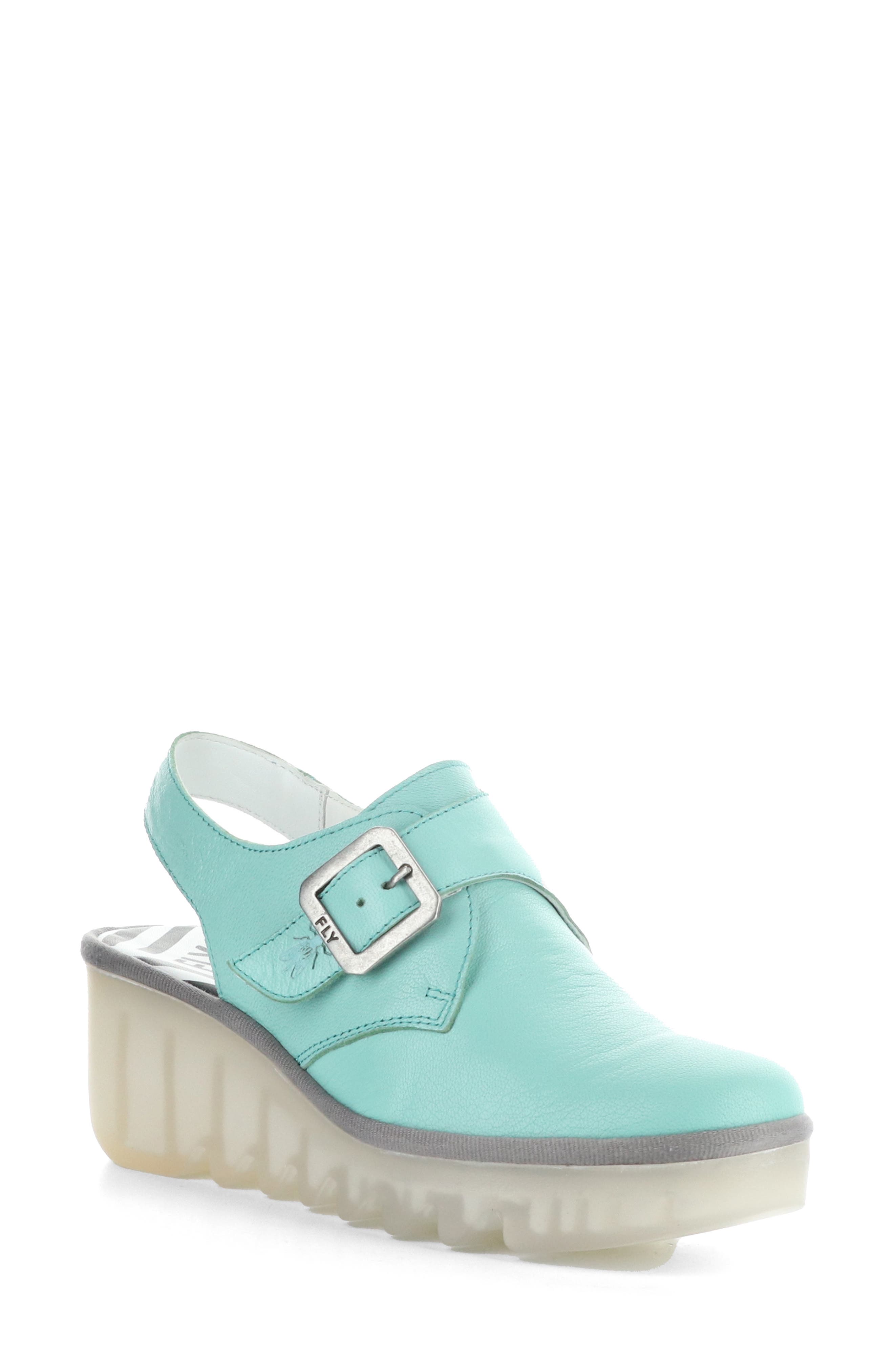 Fly London Bary Platform Wedge Clog