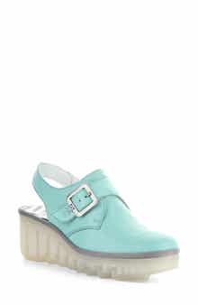 Fly London Bary Platform Wedge Clog