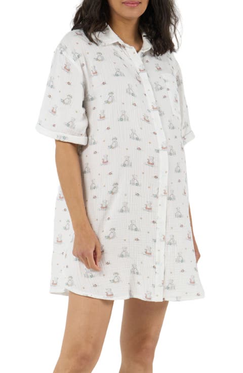 Elinor Maternity and Nursing Nightdress