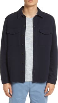 Vince Cotton Blend Shirt Jacket