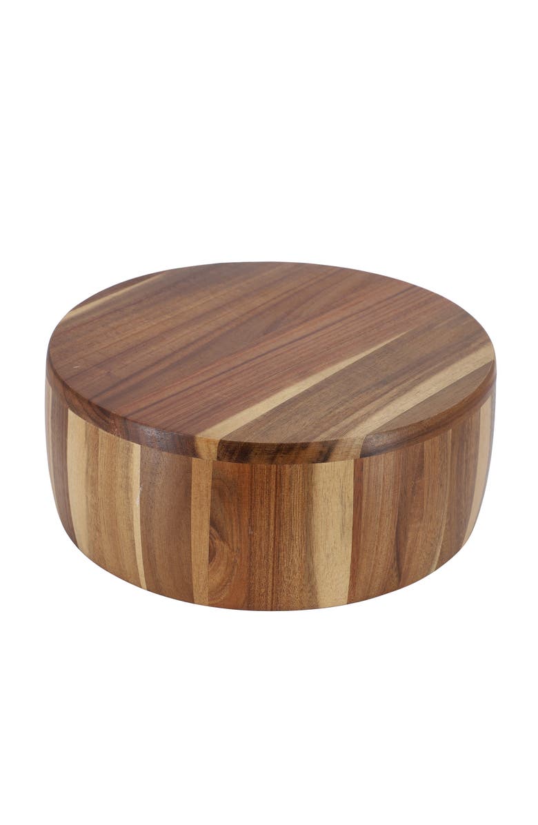 Megachef 9.75 Inch Large Acacia Wood Salad Bowl, Alternate, color, Acacia