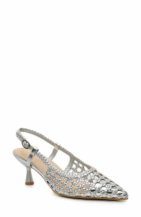 Nicole Miller Knotty Braided Slingback Pump