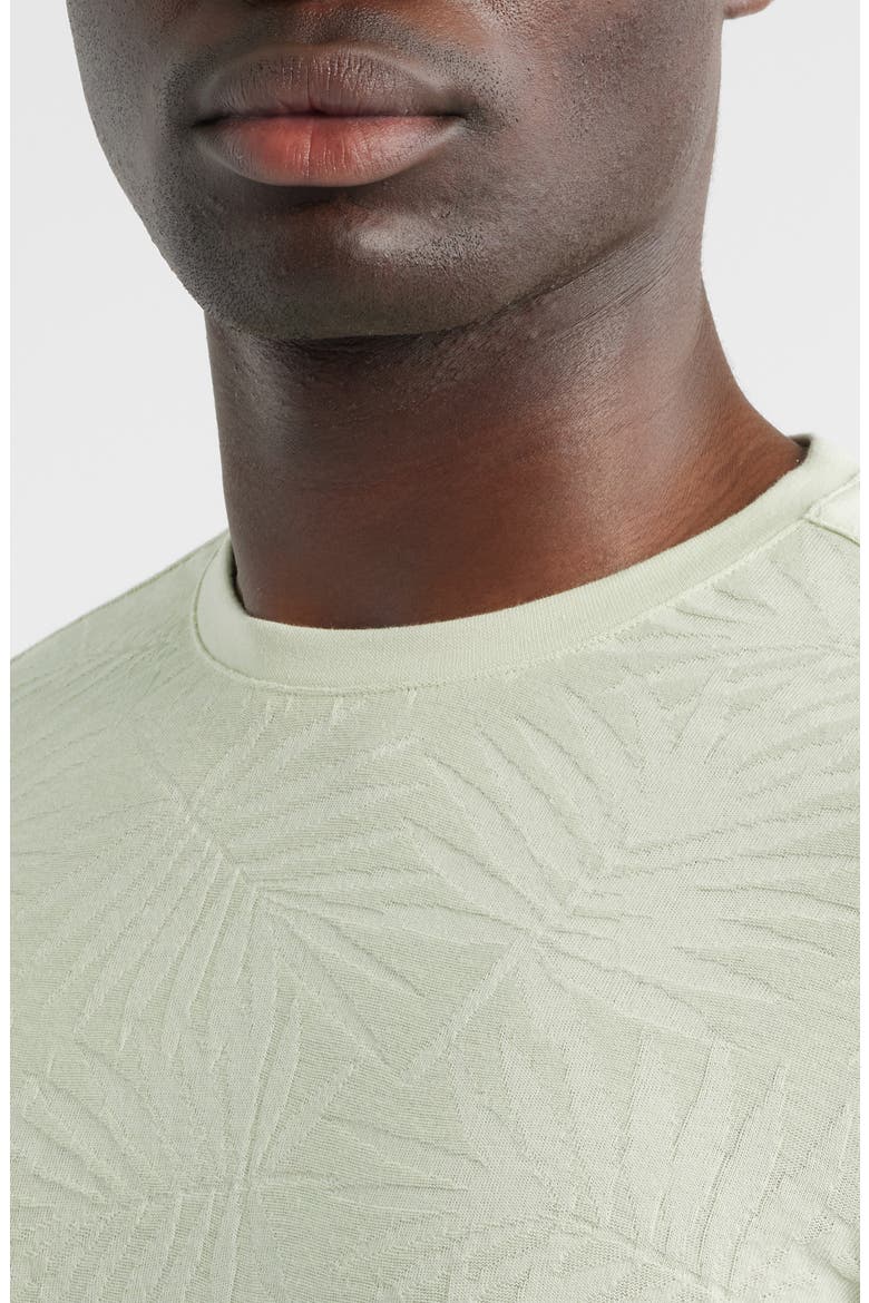 Sivero Embossed Terry Cloth T-Shirt, Alternate, color, SHADOW GREEN