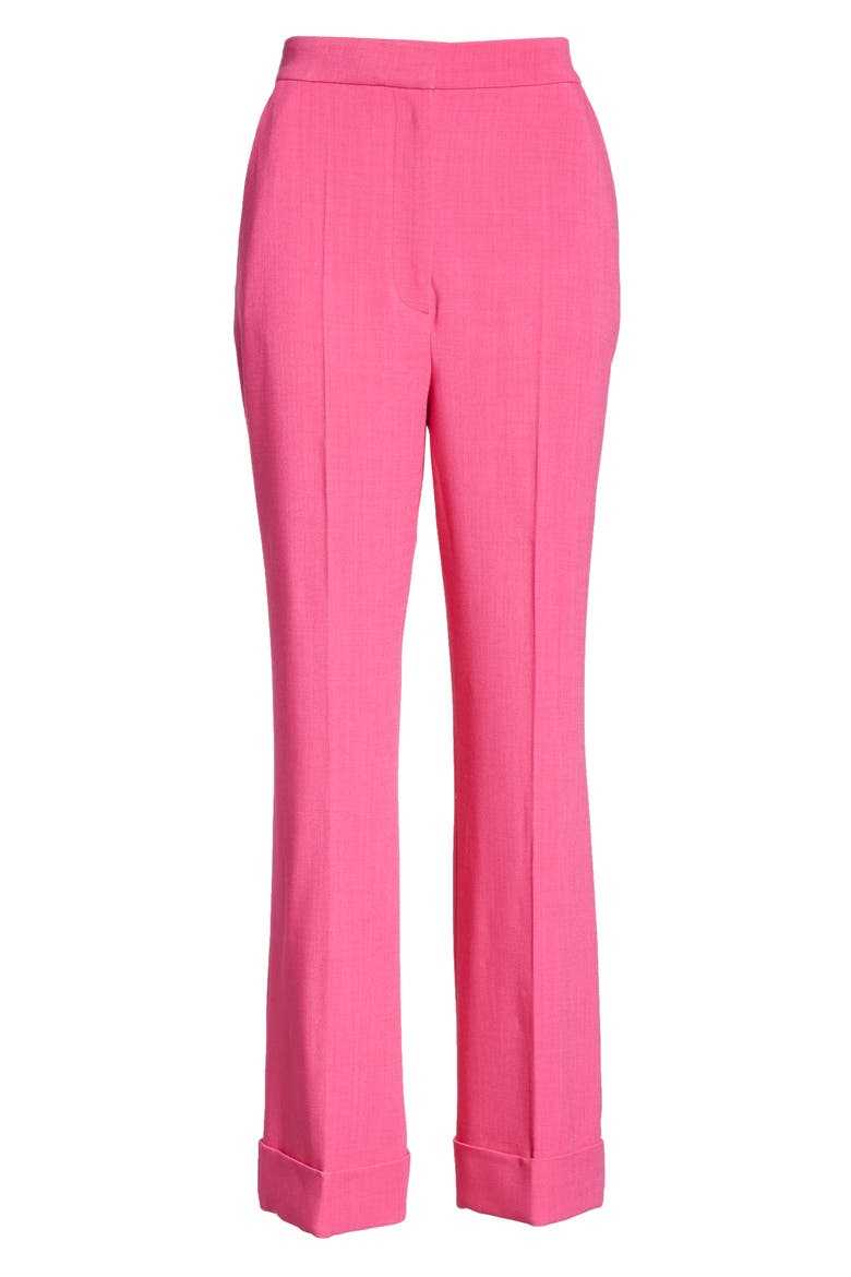 Cuffed Straight Leg Pants, Alternate, color, CAMELIA