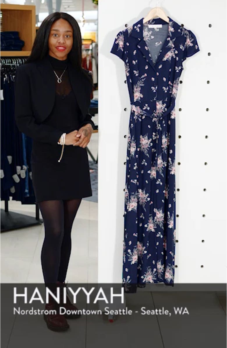 Floral Print Maxi Dress, sales video thumbnail