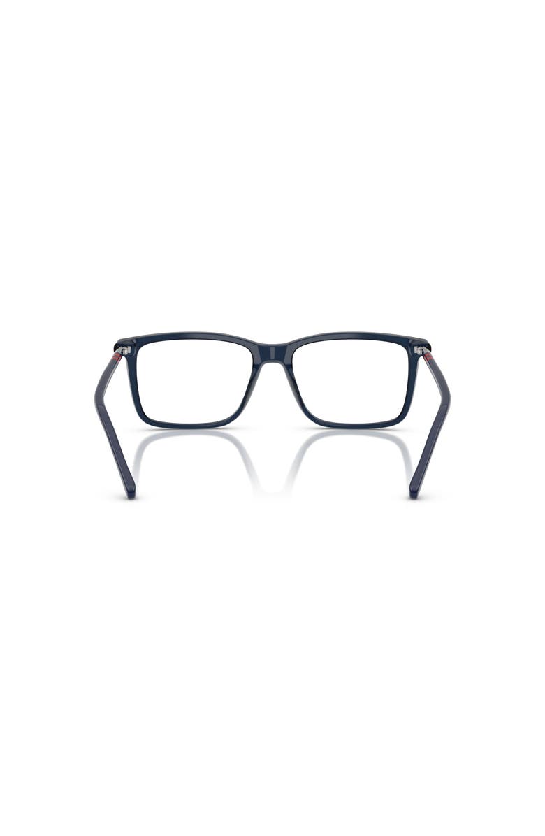 Polo Ralph Lauren 53mm Rectangle optical glasses, Alternate, color, Blue