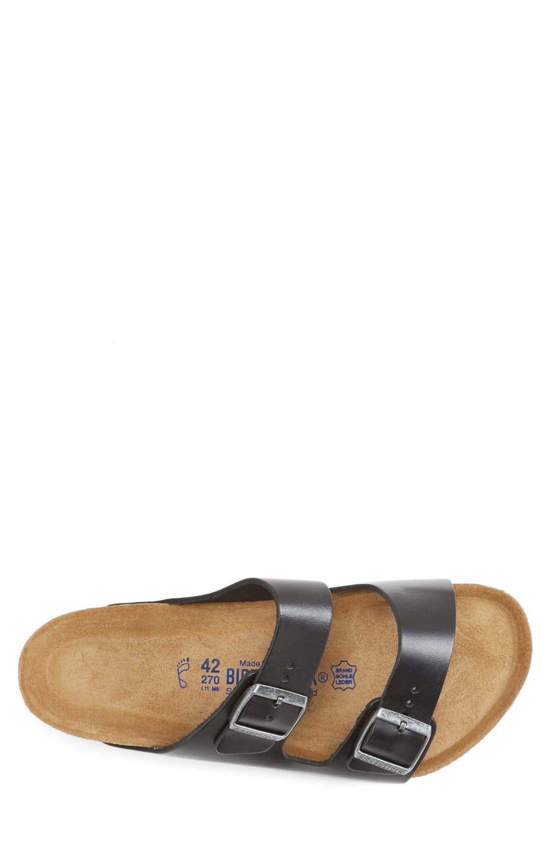 Arizona Soft Slide Sandal, Alternate, color, BLACK