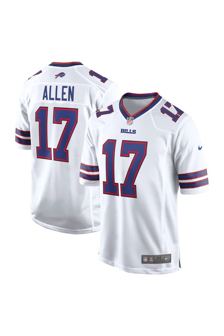 Men's Nike Josh Allen White Buffalo Bills White Game Player Jersey, Main, color, White