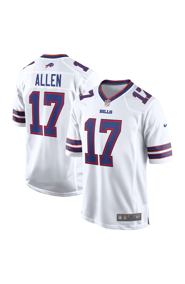 Nike Men's Nike Josh Allen White Buffalo Bills White Game Player Jersey, Main, color, White