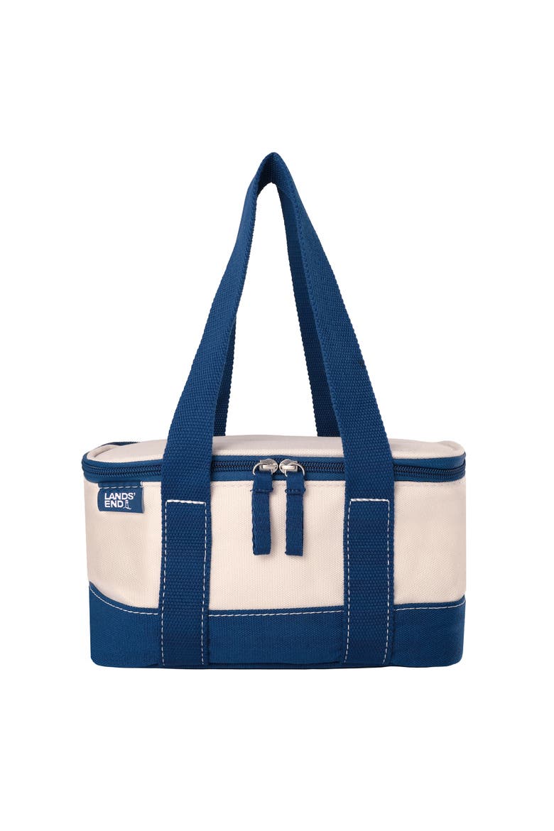 Rectangular Small Cooler Bag Insulated 1.5 Gal, Main, color, Navy