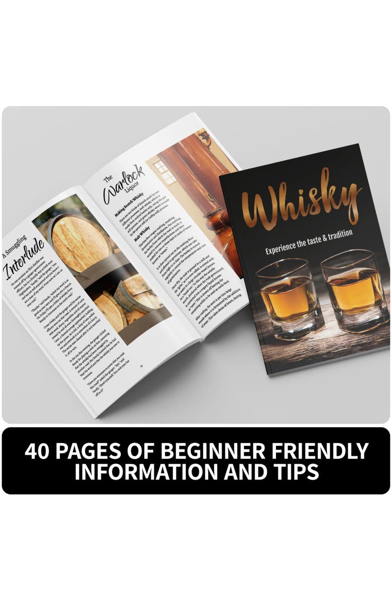 Gift Box Whisky Experience Set, 5Pcs, Adults Ages 21+, Alternate, color, Multicolored