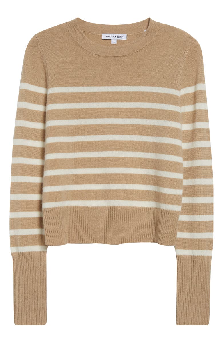 Veronica Beard Caleb Stripe Cashmere Sweater, Alternate, color,