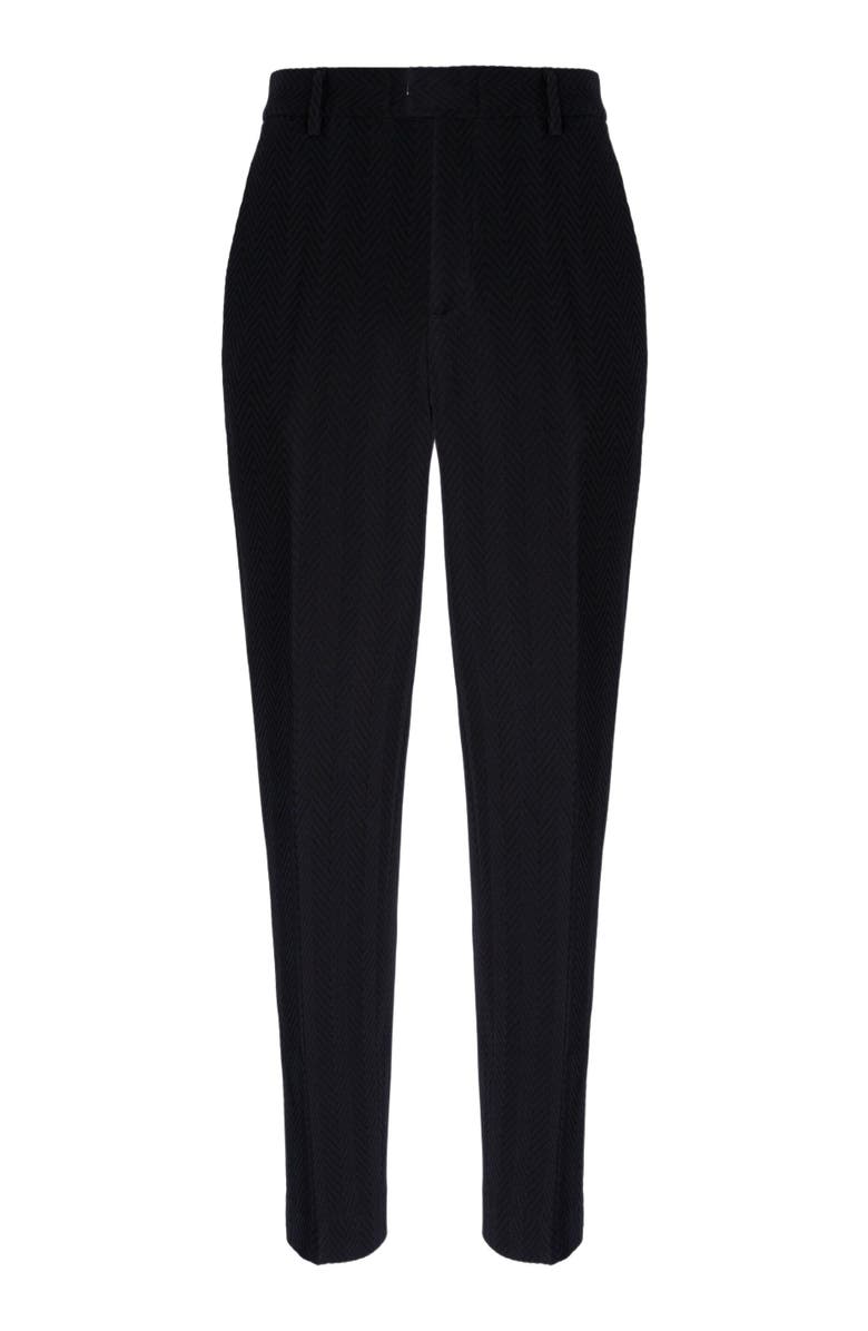 Missoni Straight Pants With Zigzag Pattern, Alternate, color, Black