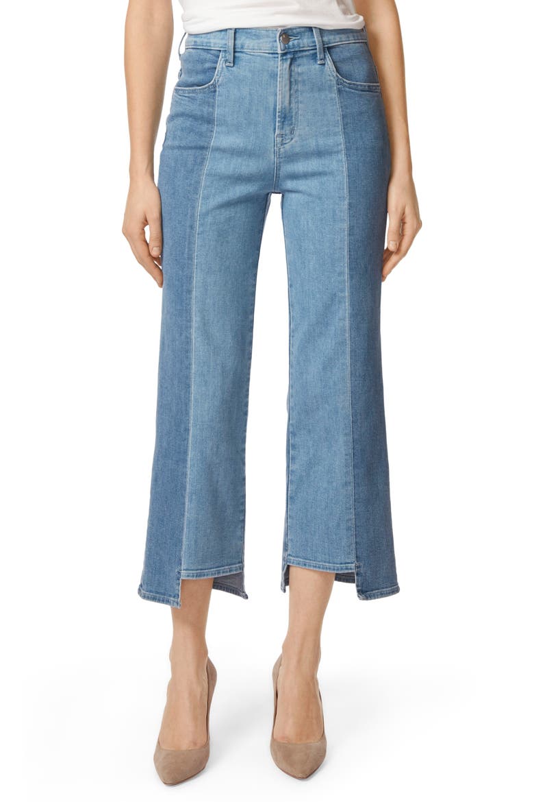 Joan High Waist Crop Wide Leg Jeans, Main, color, GENESIS
