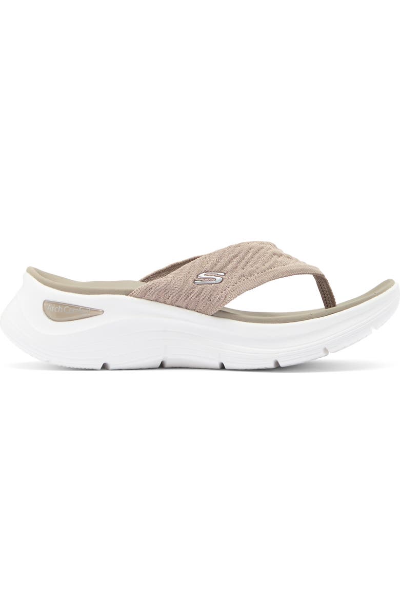 SKECHERS Kamaryn Thong Sandal, Alternate, color, Tan