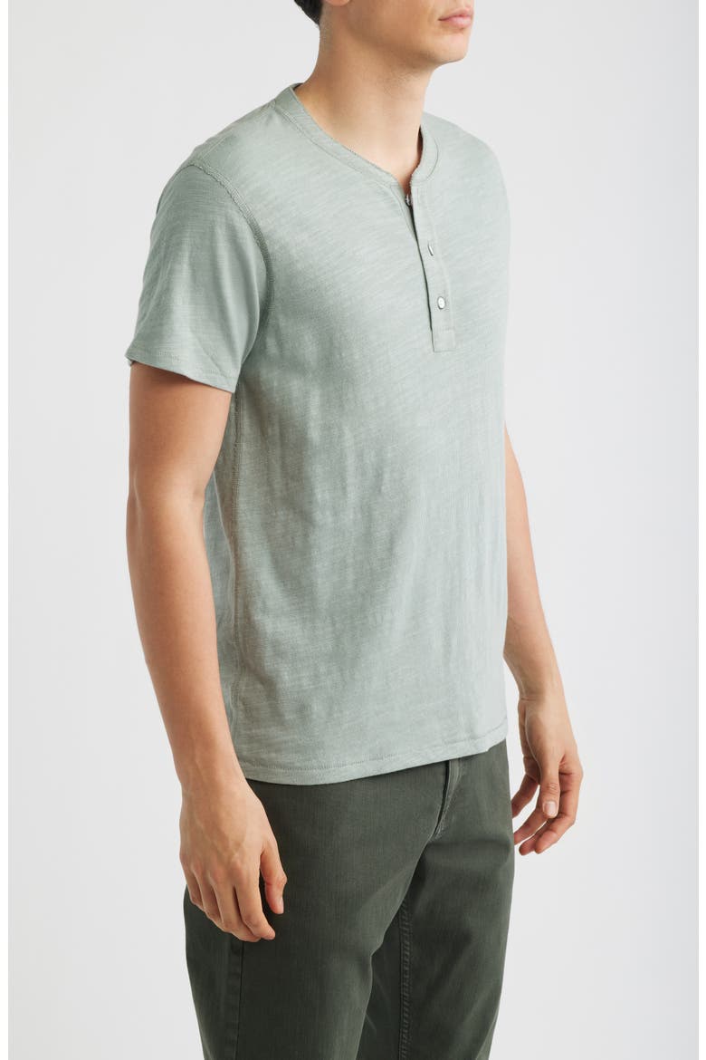 Classic Short Sleeve Henley, Alternate, color, BLUE GREY