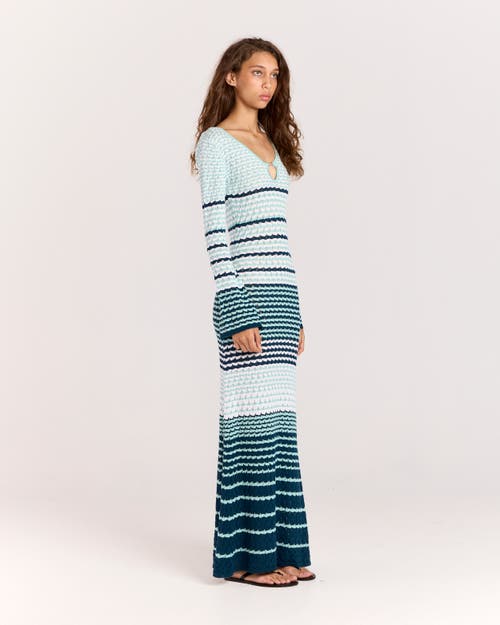 Romy Havana Dress In Green Striped