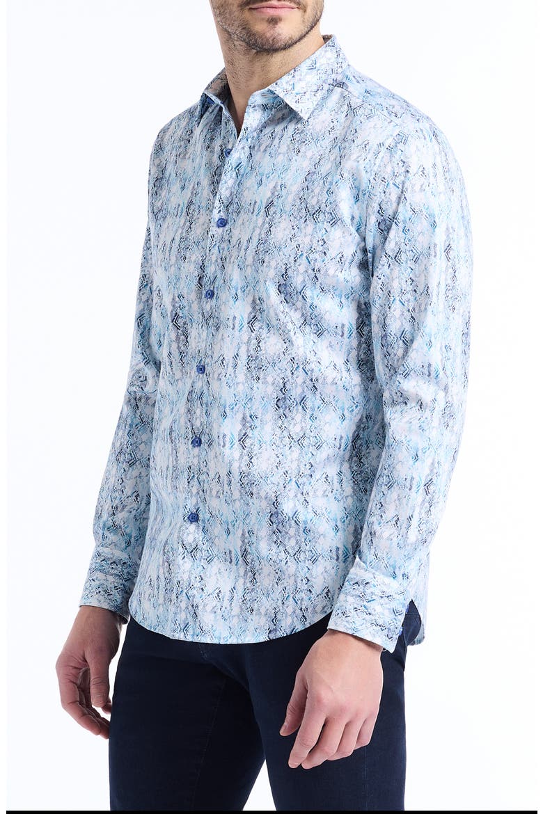 Alahmar Classic Fit Stretch Button-Up Shirt, Alternate, color, LIGHT BLUE