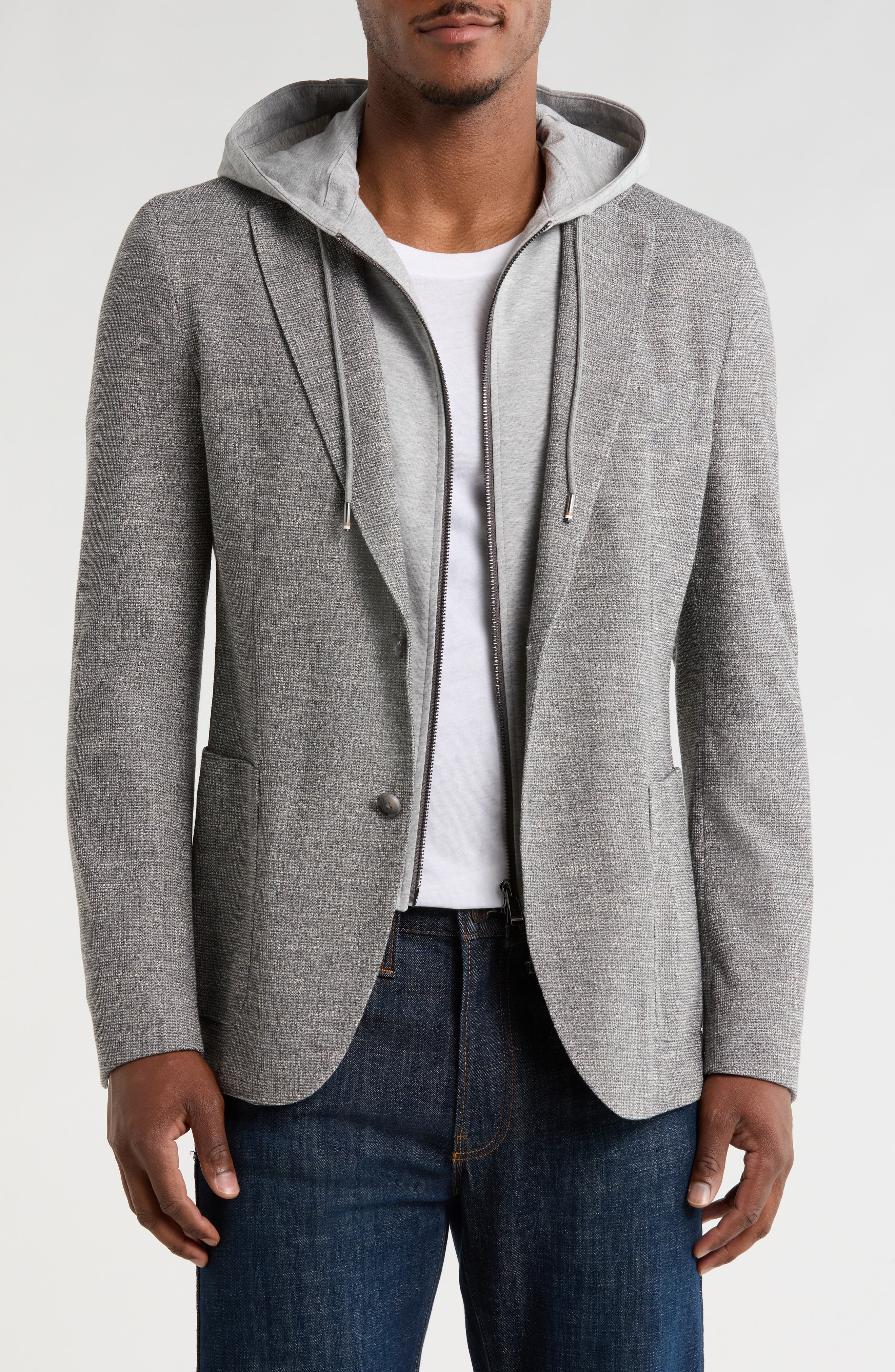 BOSS C-Hanry Hooded Dickey Sport Coat