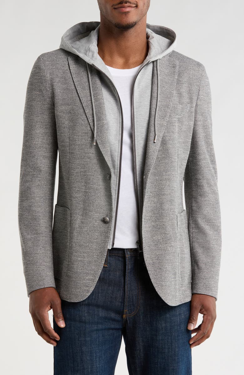 BOSS C-Hanry Hooded Dickey Sport Coat, Main, color,