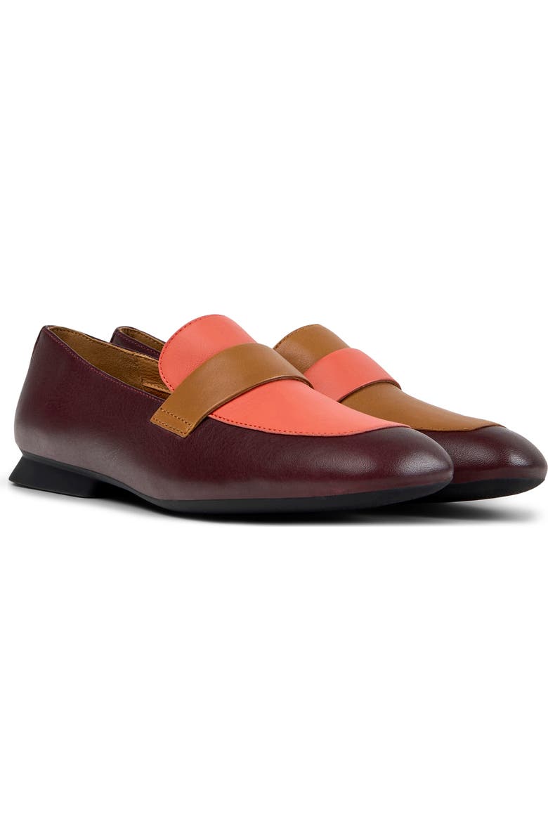 Camper Casi Myra Twins Loafer, Main, color, Multi Burgundy