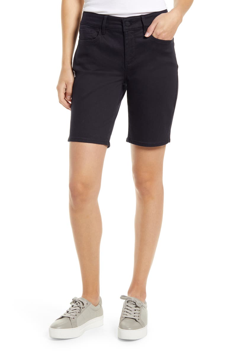 NYDJ Ella Side Slit Denim Shorts, Main, color,