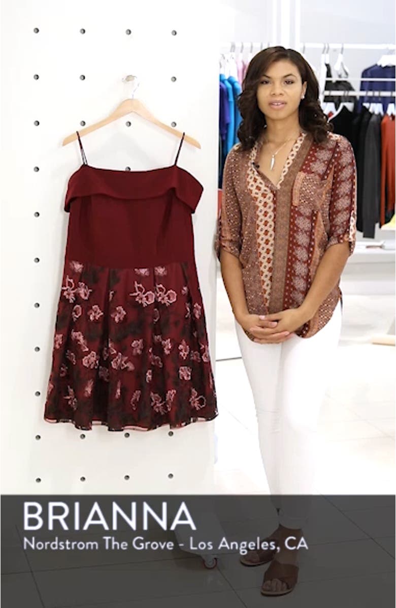 Cold Shoulder Fit & Flare Dress, sales video thumbnail