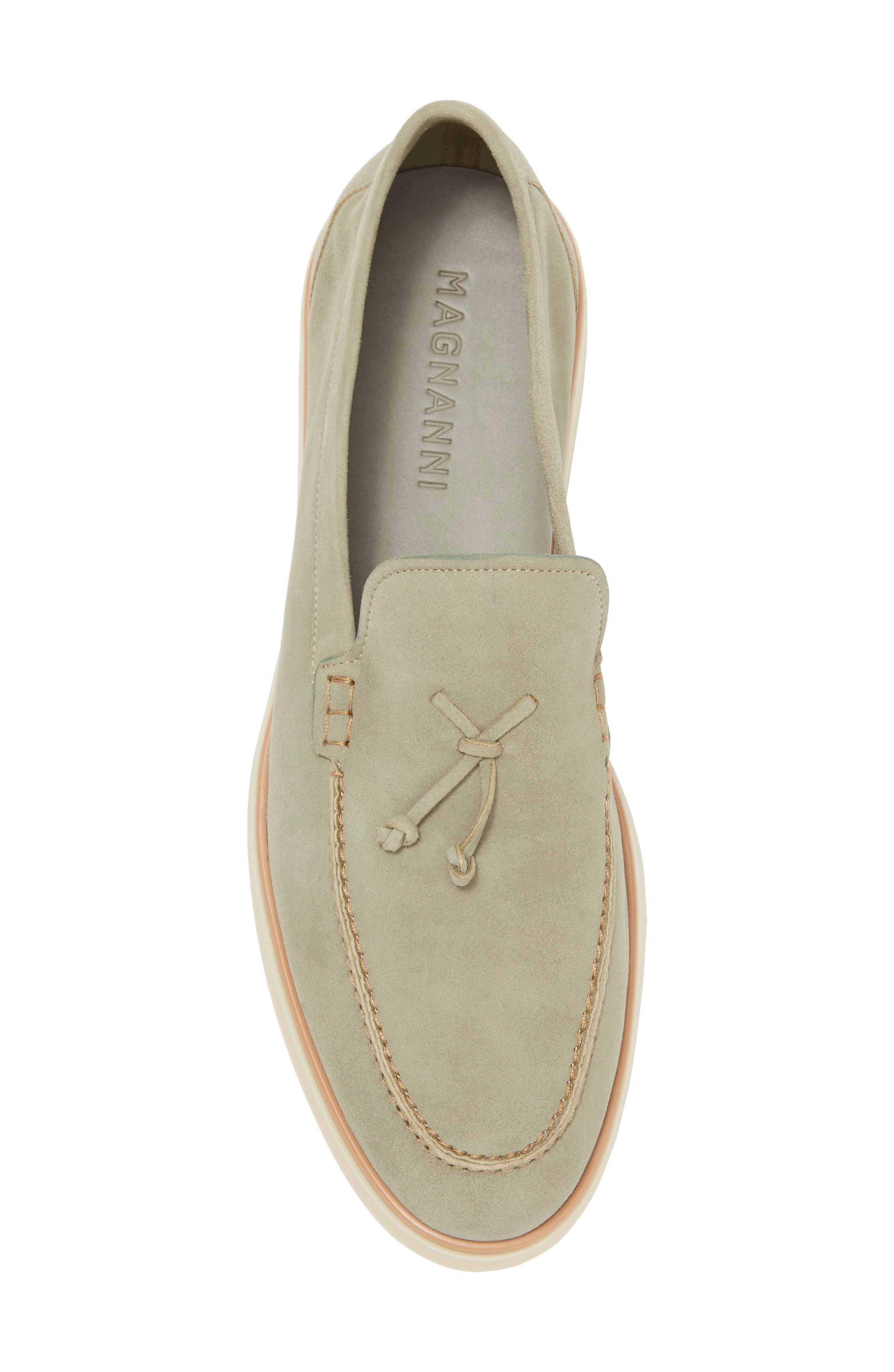 Beignet Tassel Loafer, Alternate, color, GREEN
