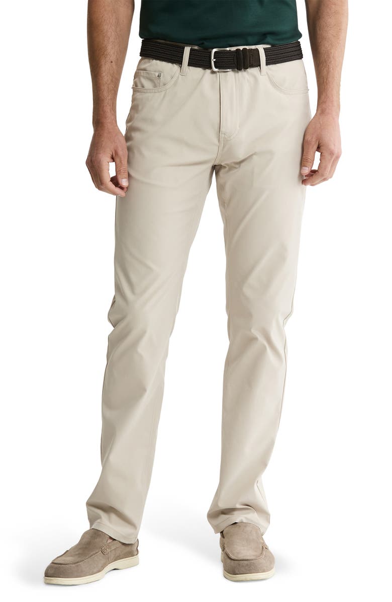 JACHS Straight Leg Stretch 5-Pocket Pants, Main, color, Sand