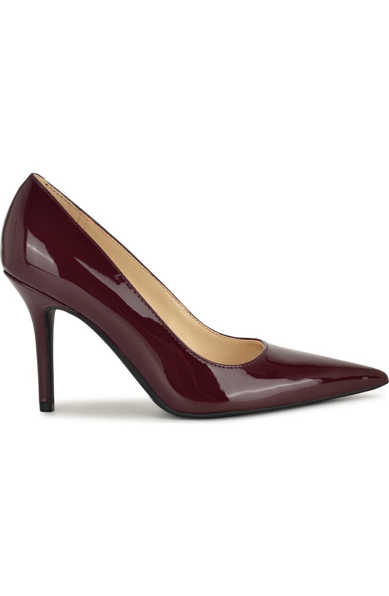 Nine West Gines Pointed Toe Pump, Alternate, color, Dark Red