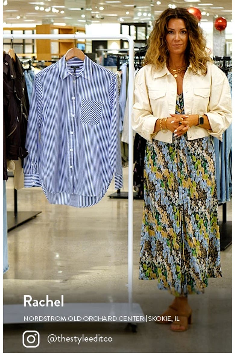 ICONS Maxine Stripe Button-Up Shirt video