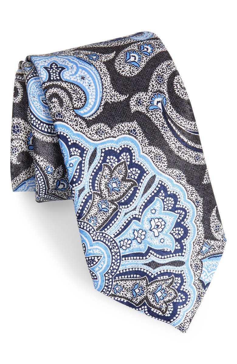 NORDSTROM MEN'S SHOP Paisley Silk Tie, Main, color,