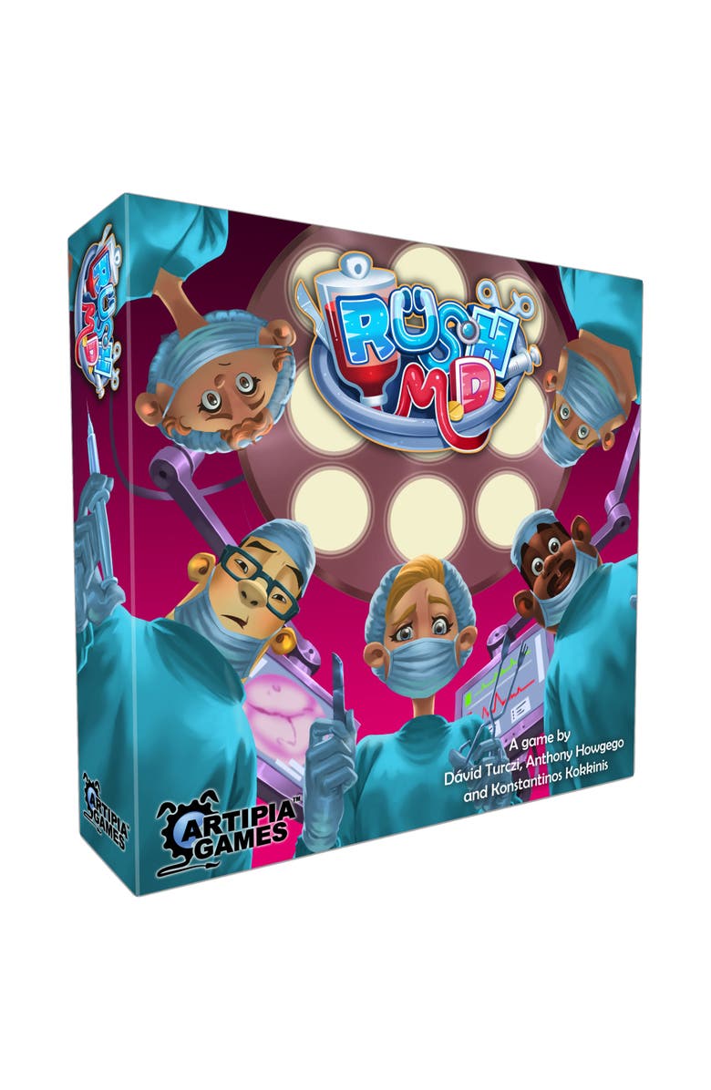 Artipia Games Rush M D Cooperative Strategy Board Game, Main, color, Multicolored