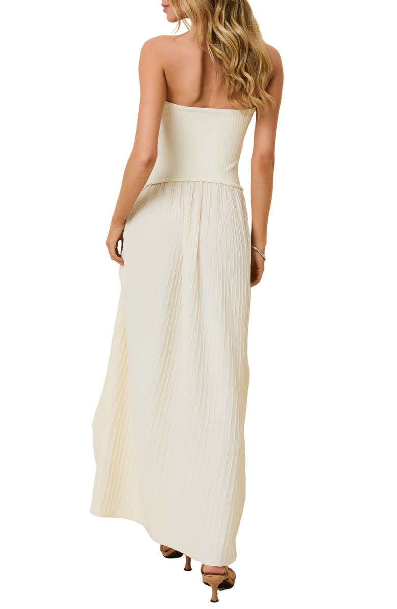 Solid & Striped The Strapless Maxi Dress, Alternate, color, Brule