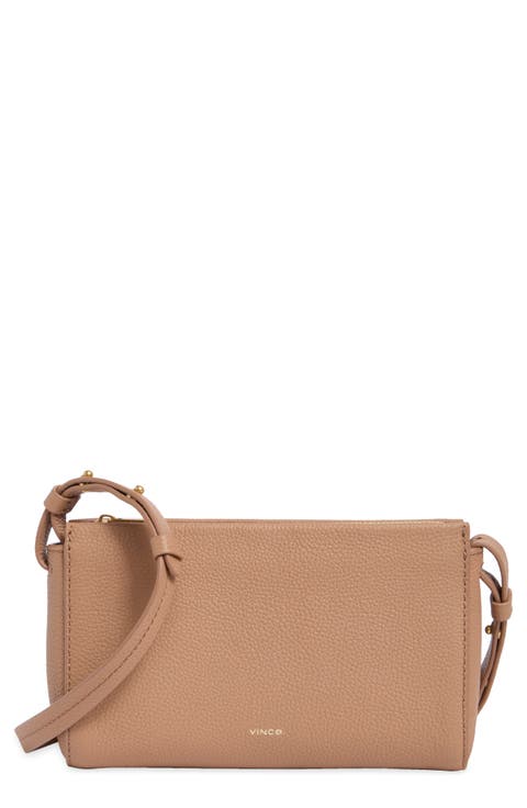Smyrna Pebbled Leather Wallet on a Strap