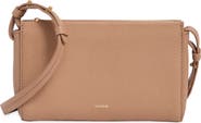 Vince Smyrna Pebbled Leather Wallet on a Strap
