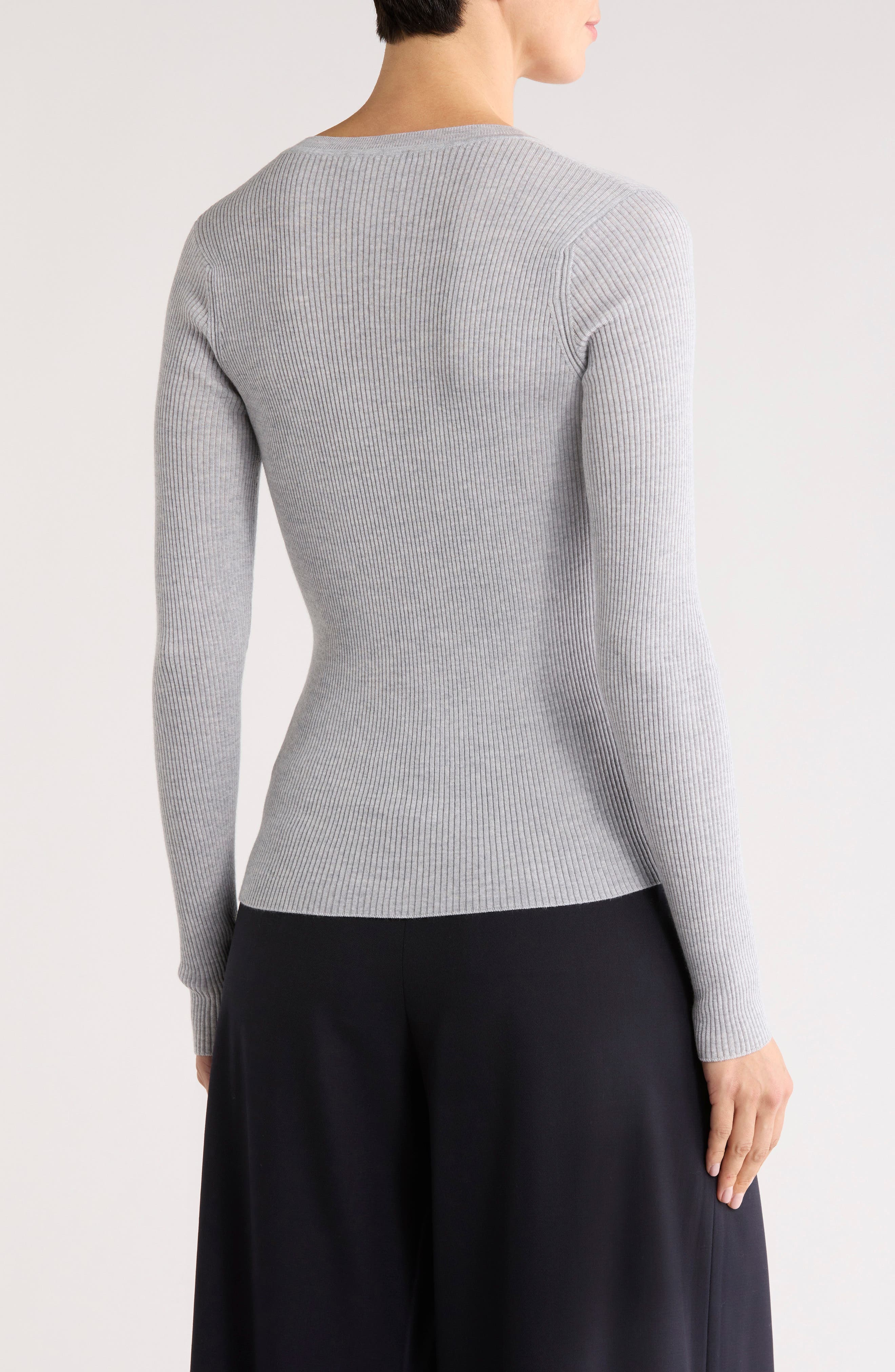 Wool Crewneck Sweater - image 2