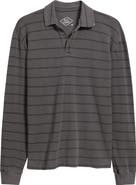 ALEX CRANE Caza Rib Organic Cotton Long Sleeve Polo