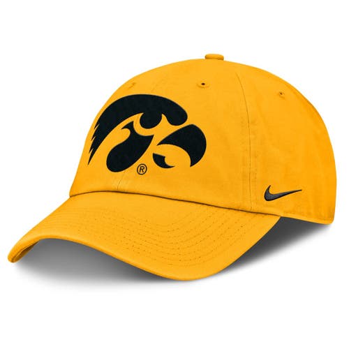 Nike Gold Iowa Hawkeyes Primetime Club Adjustable Hat