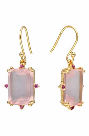Semiprecious Stone Drop Earrings