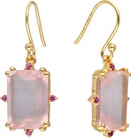 YS GEMS Semiprecious Stone Drop Earrings