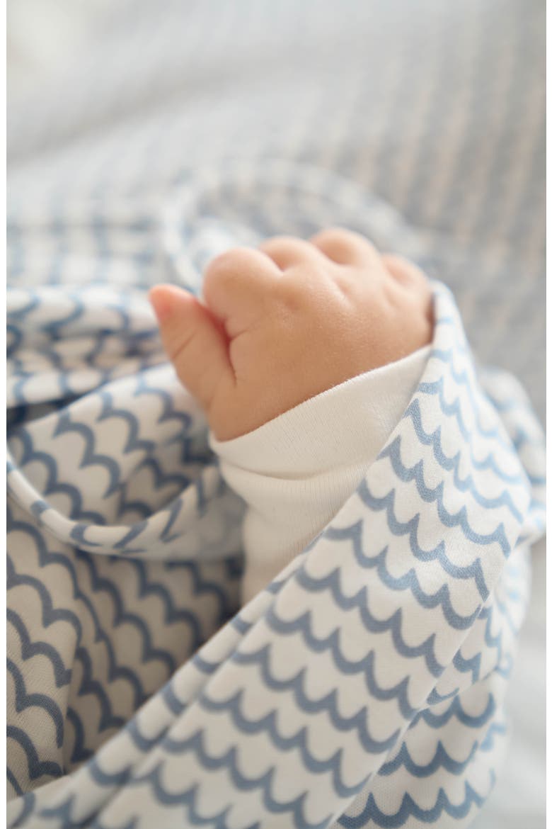 Pima Cotton Baby Blanket, Alternate, color, BLUE