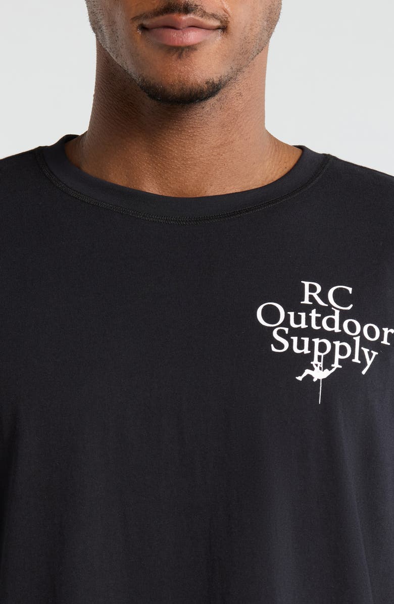 RC Outdoor Supply Climber Graphic Cotton T-Shirt, Alternate, color, Black